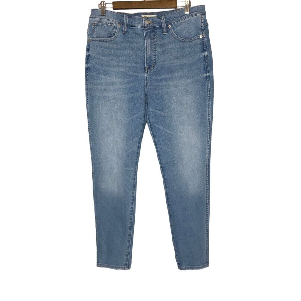 Madewell Light Wash 10" High-Rise Skinny Crop Jeans Size 31